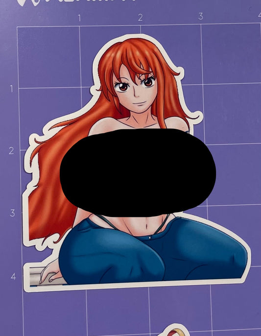 Anime vinyl sticker #176 Sexy Nami