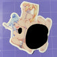 Anime vinyl sticker #206,Fairy Tail - Juvia Loxar, Mirajane Strauss Hentai