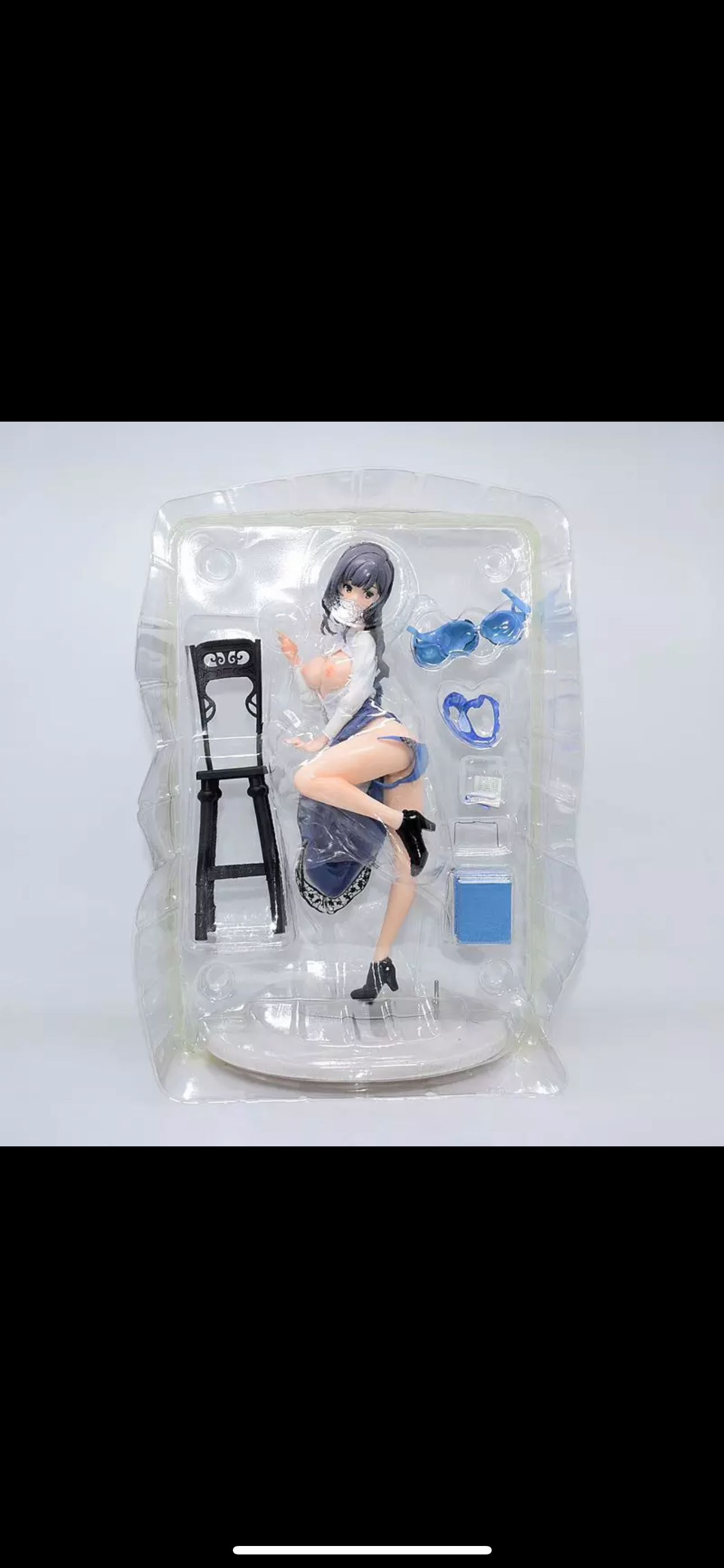 Native Sexy Library Girl 27CM PVC Japan Anime Action Figure Adult Toys Gift Collection Doll Statue Figurine Manga Figuras